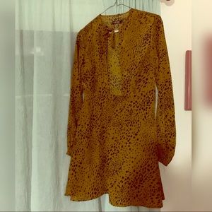 Festive Leopard Dress